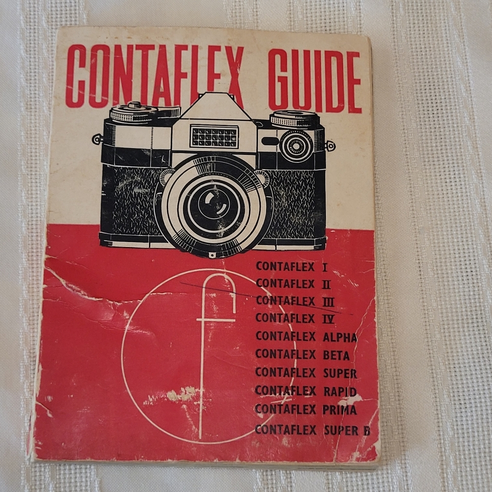 Contaflex Camera  Guide Booklet Vintage Published 1955/1963 EUC
